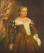 Portrait of a Venetian Woman we VERONESE (Paolo Caliari)